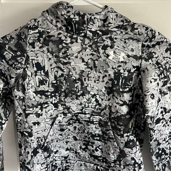 Youth Girls Under Armour Hoodie Sweatshirt Side Small - Picture 3 of 5